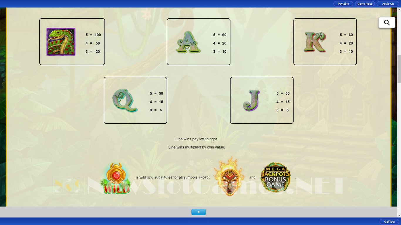 Jungle Tower MegaJackpots Slot Slot Image in Demo - pic. 7