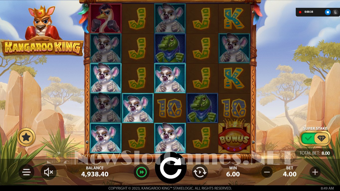 Kangaroo King Slot Slot Image in Demo - pic. 5