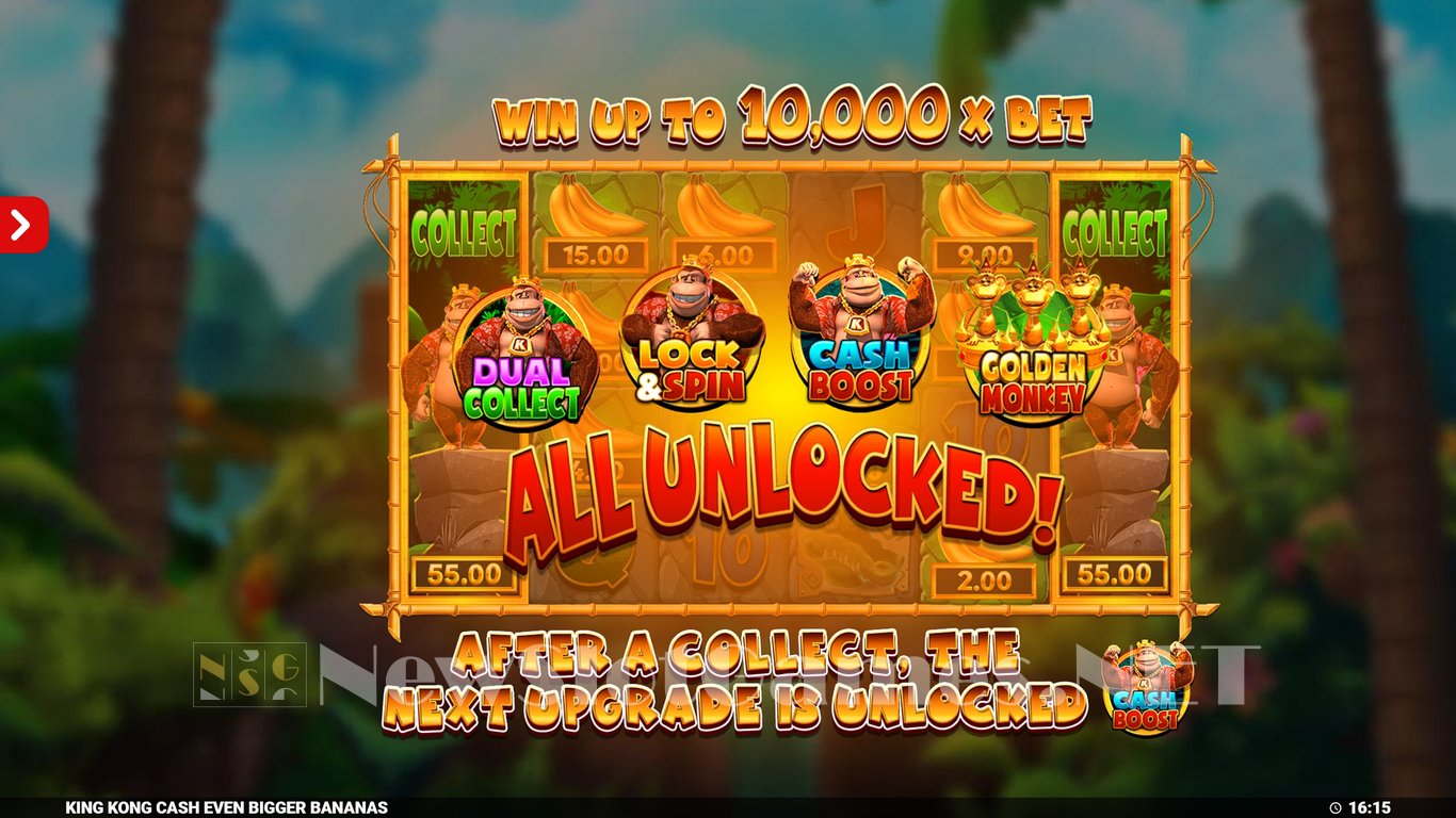 King Kong Cash Even Bigger Bananas Slot Slot Image in Demo - pic. 2