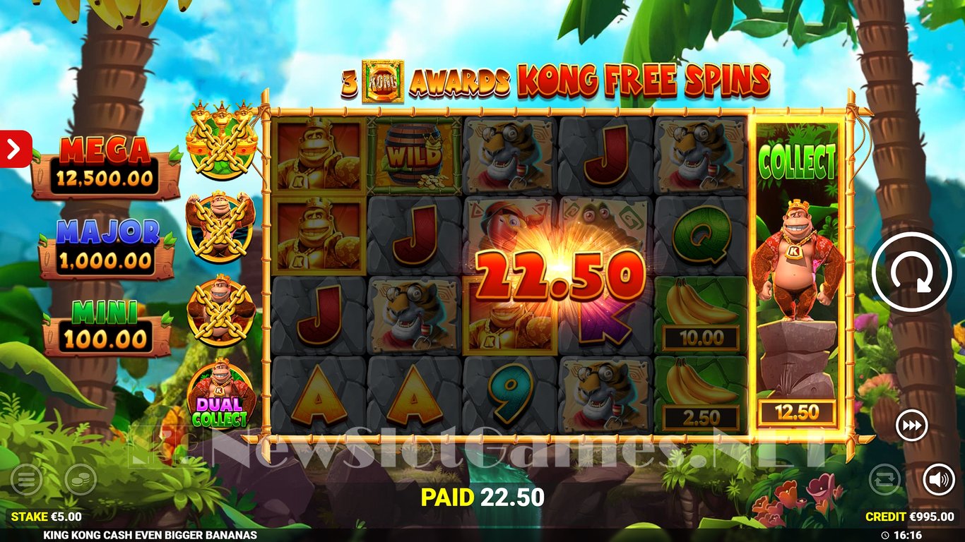 King Kong Cash Even Bigger Bananas Slot Slot Image in Demo - pic. 8