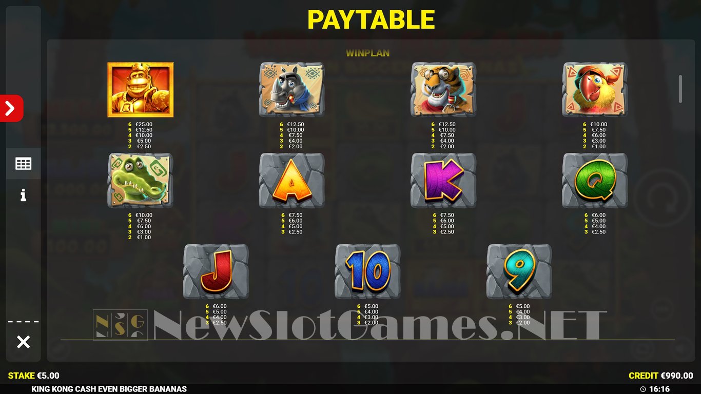 King Kong Cash Even Bigger Bananas Slot Slot Image in Demo - pic. 9