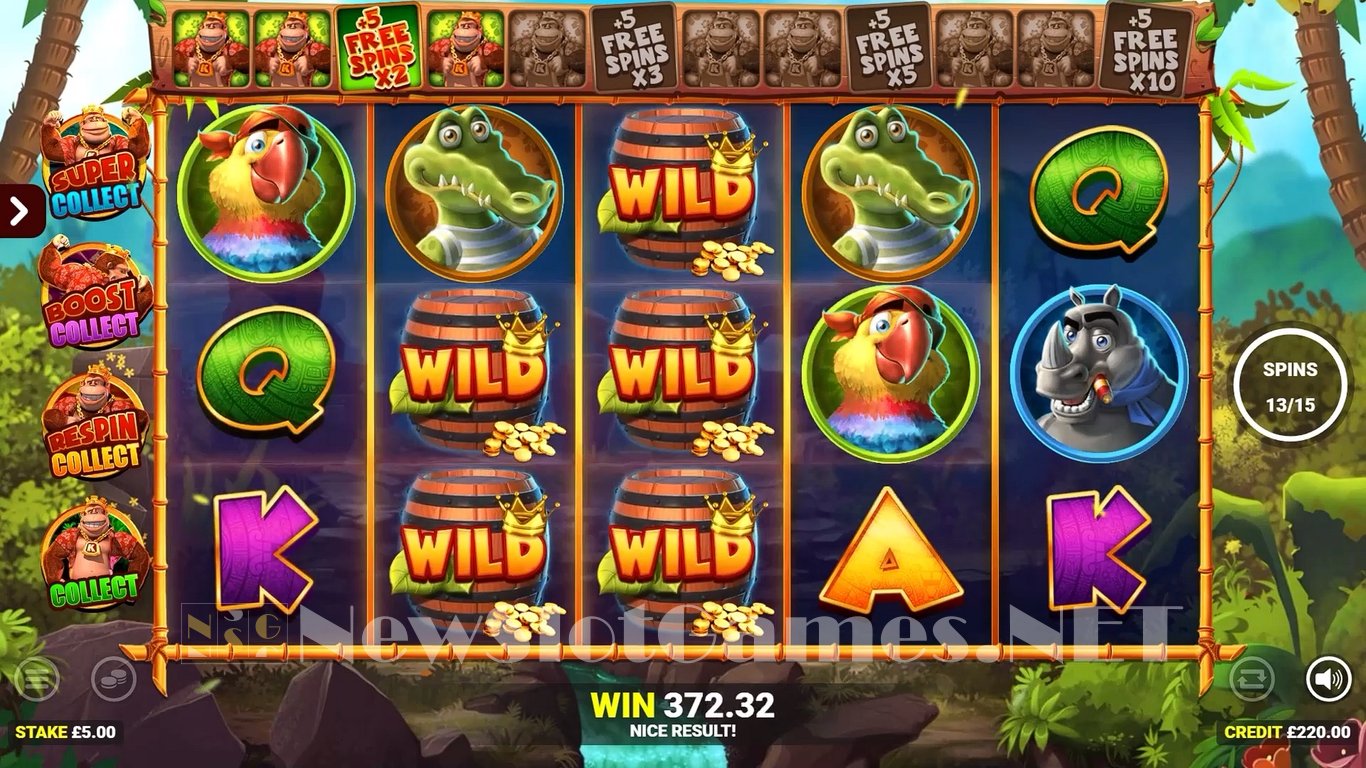 King Kong Cash Go Bananas Jackpot King Slot Slot Image in Demo - pic. 8