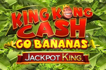 King Kong Cash Go Bananas Jackpot King Slot Logo