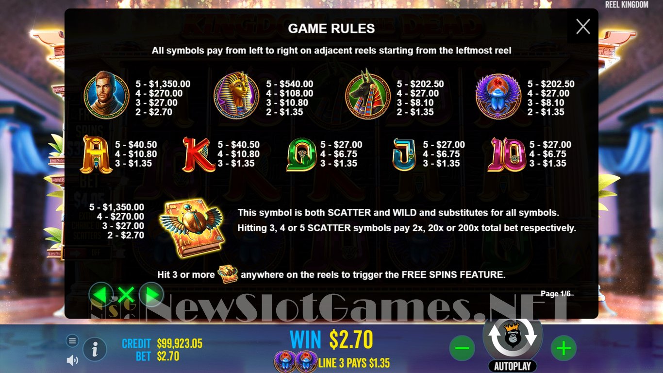 Kingdom of the Dead Slot Slot Image in Demo - pic. 9