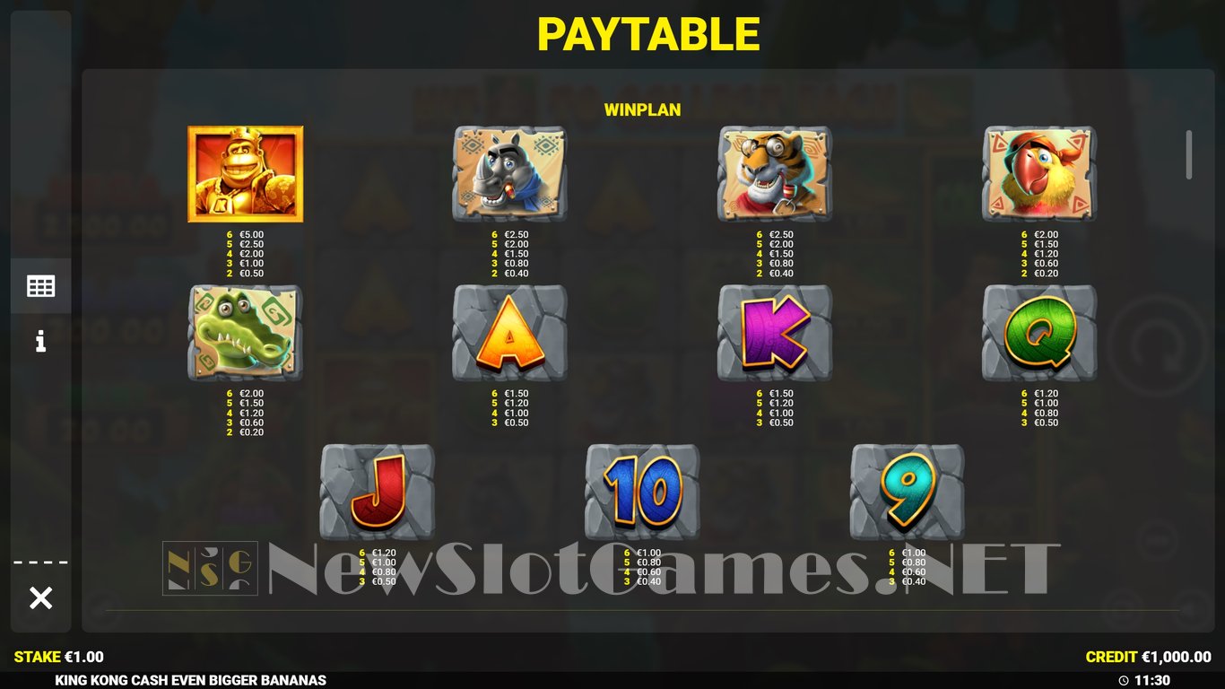 King Kong Cash Even Bigger Bananas Megaways Slot Slot Image in Demo - pic. 7