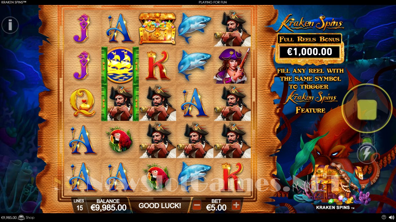 Kraken Spins Slot Slot Image in Demo - pic. 2