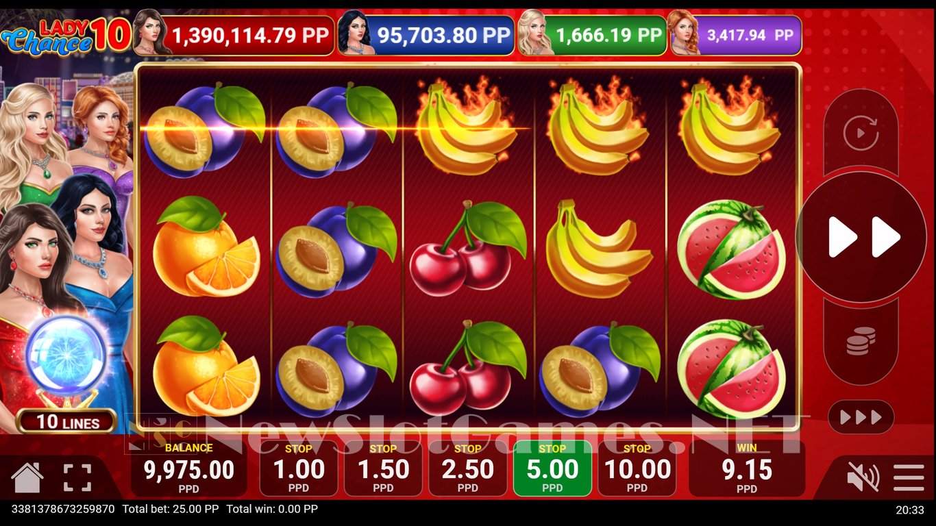 Lady Chance 10 Slot Slot Image in Demo - pic. 2