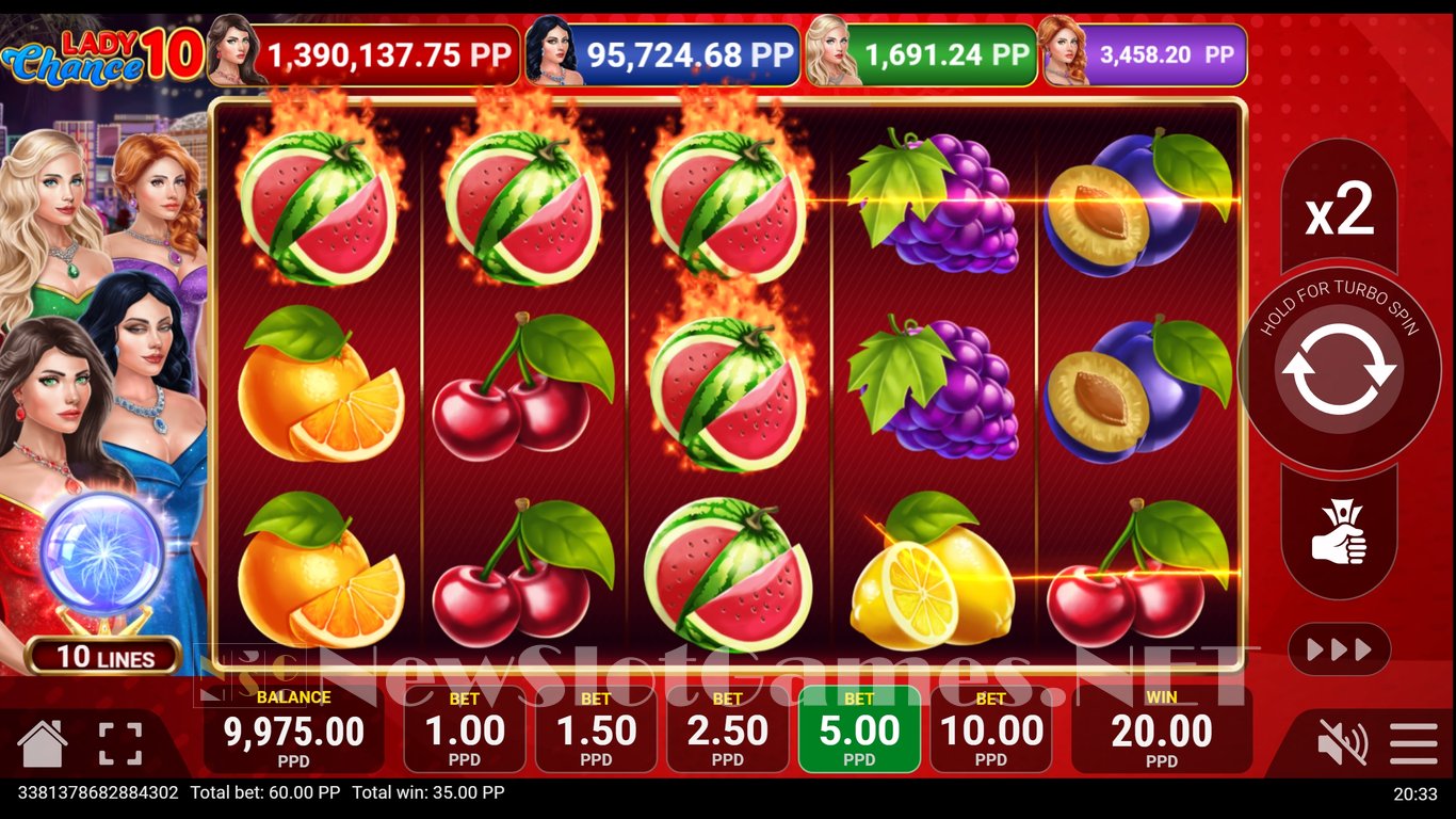 Lady Chance 10 Slot Slot Image in Demo - pic. 4
