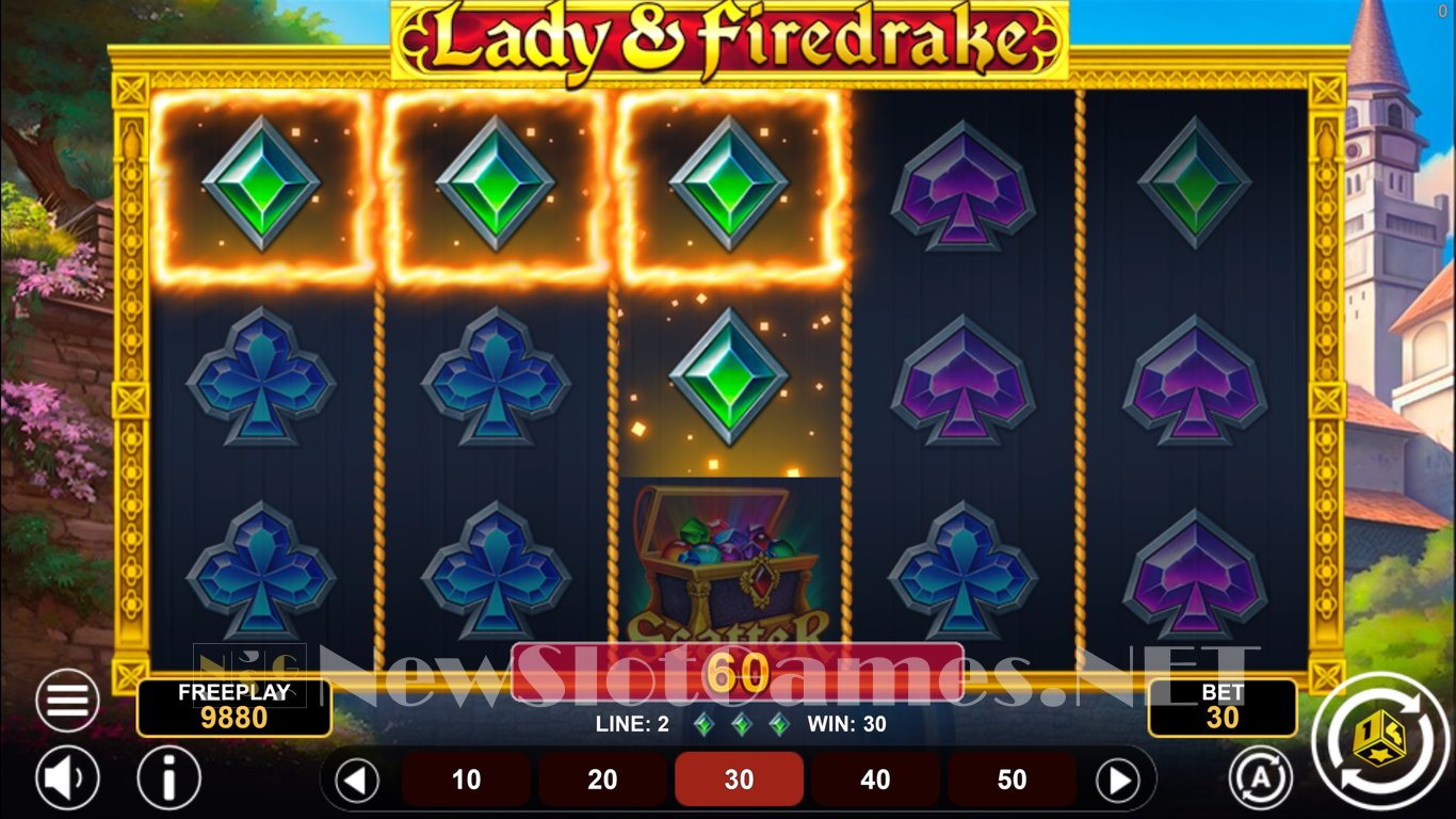 Lady & Firedrake Slot Slot Image in Demo - pic. 4