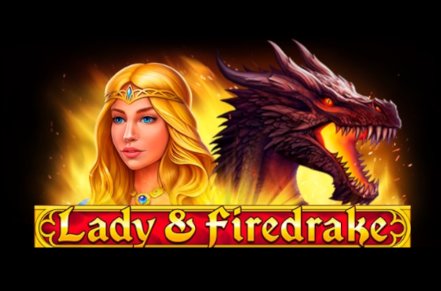 Lady & Firedrake Slot Logo