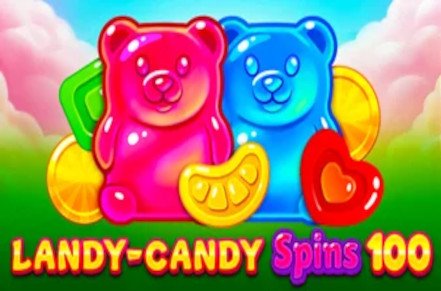 Landy-Candy Spins 100 Slot Logo