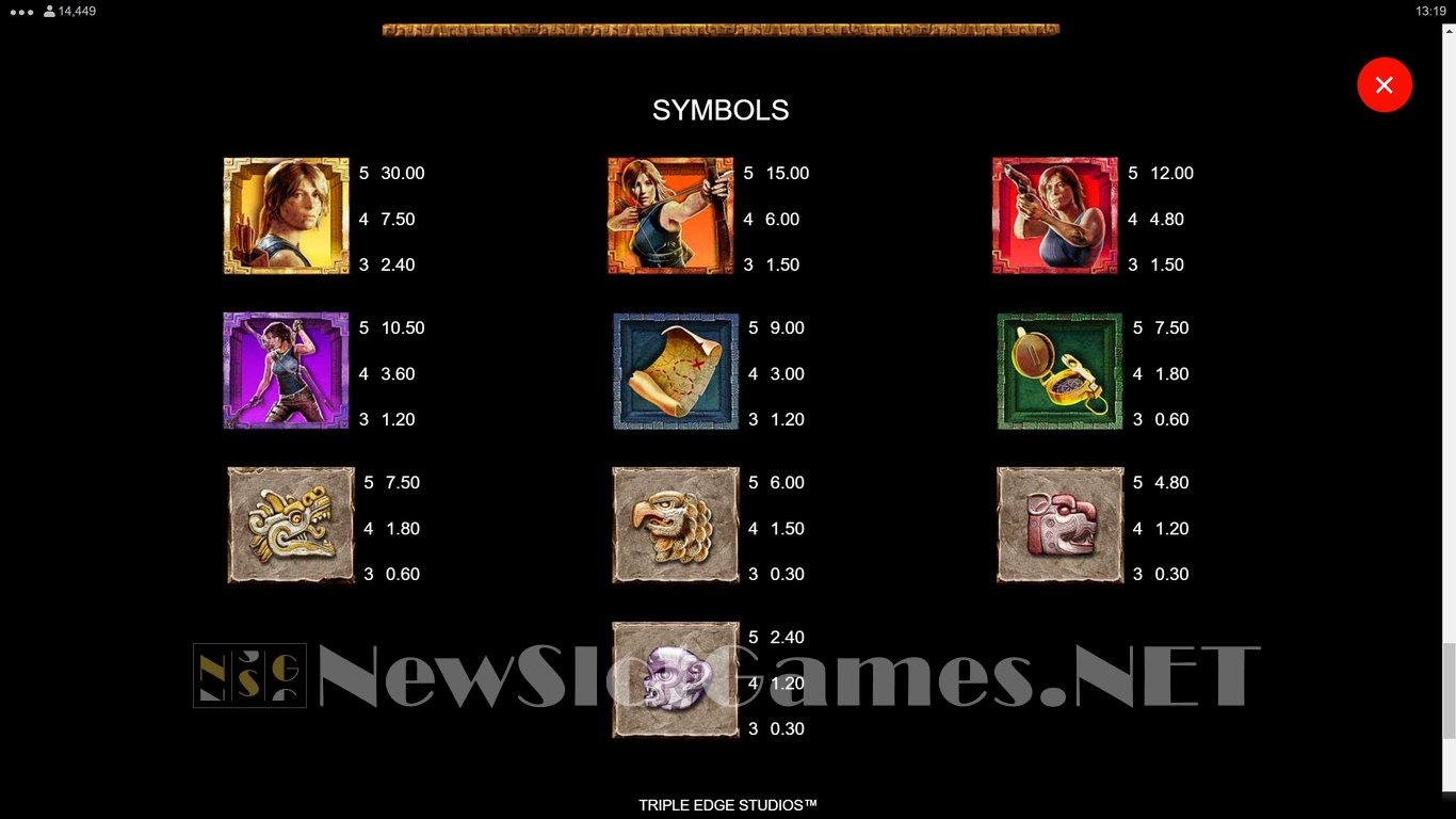 Lara Croft Tomb of the Sun Slot Slot Image in Demo - pic. 10