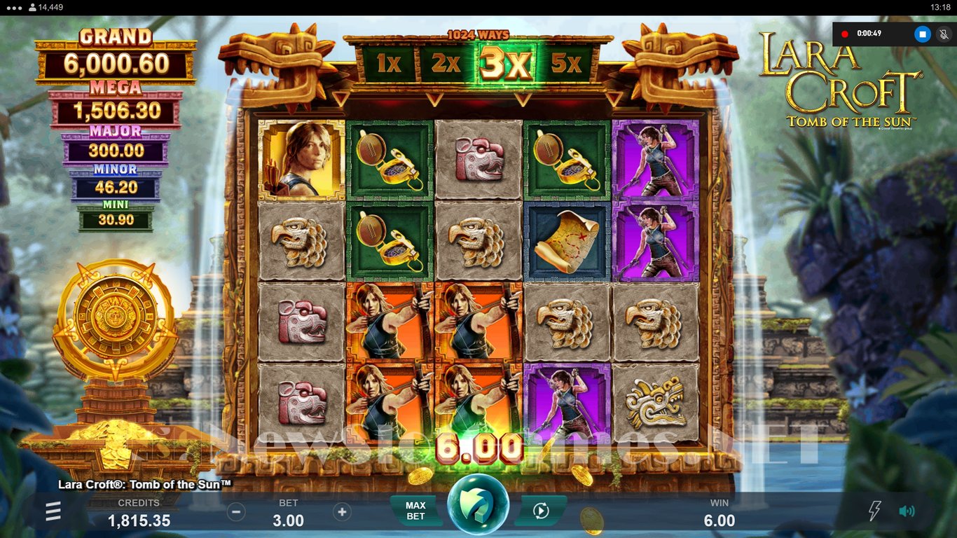 Lara Croft Tomb of the Sun Slot Slot Image in Demo - pic. 6