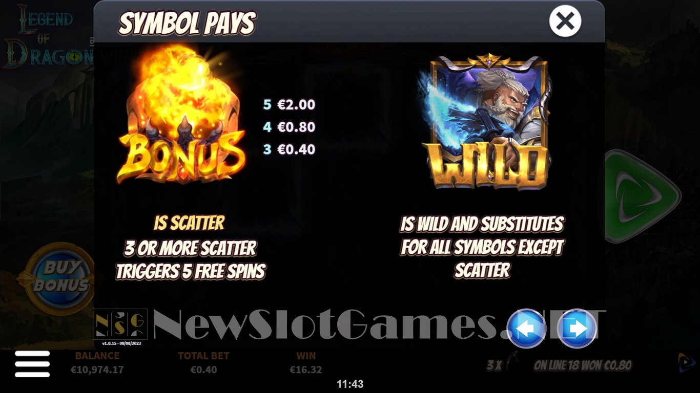 Legend of Dragon Wins DoubleMax Slot Slot Image in Demo - pic. 14
