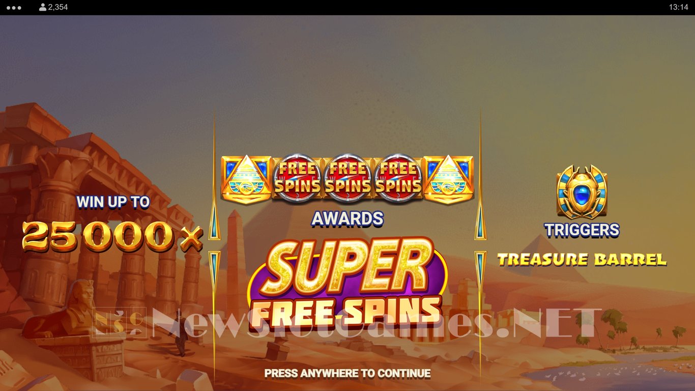 Legendary Treasures Slot Demo Image