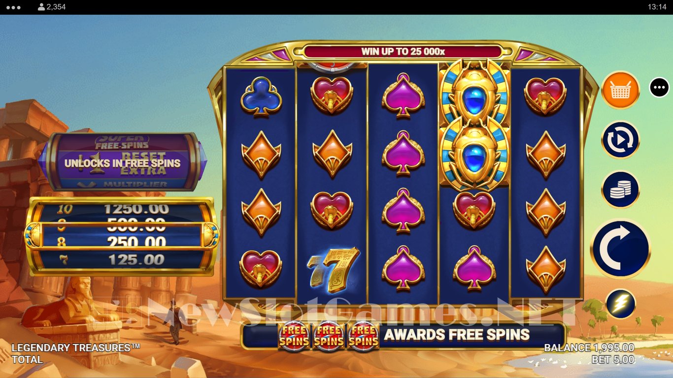 Legendary Treasures Slot Slot Image in Demo - pic. 2