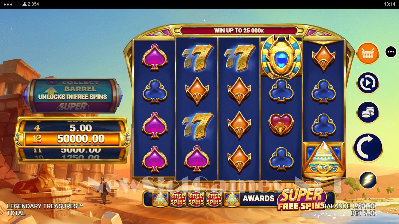 Legendary Treasures Slot Slot Image in Demo - pic. 3