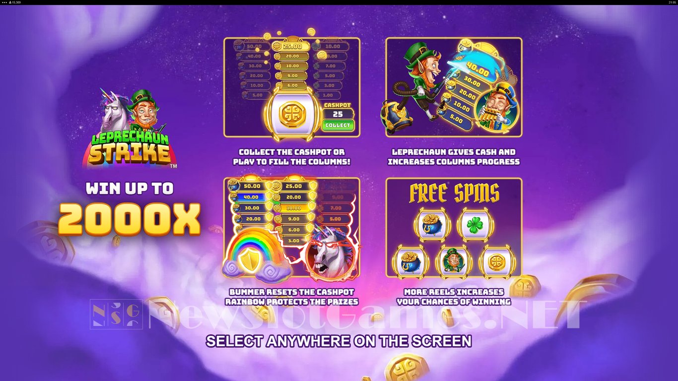 Leprechaun Strike Slot Demo Image