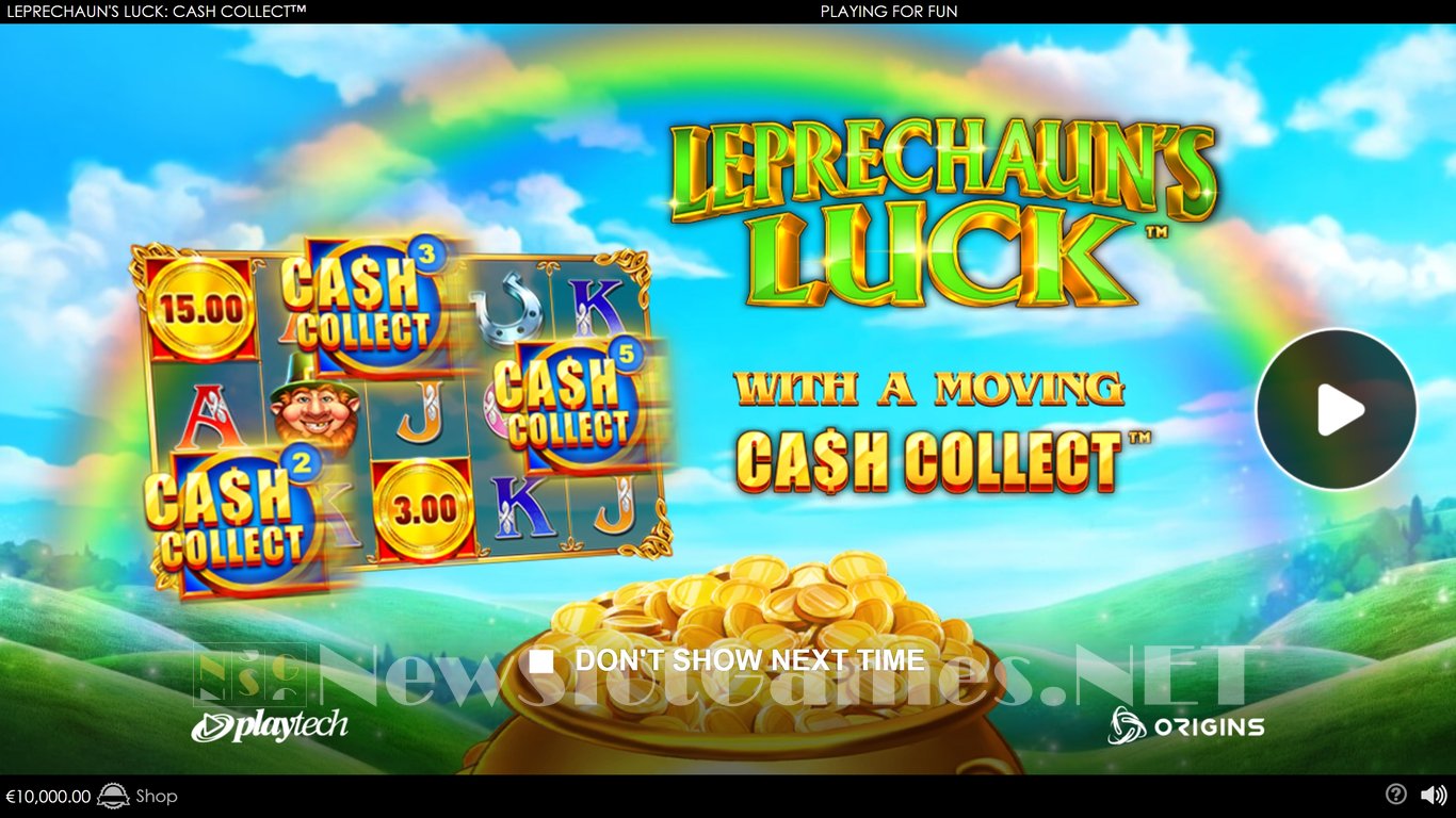 Leprechauns Luck Cash Collect Megaways Slot Demo Image
