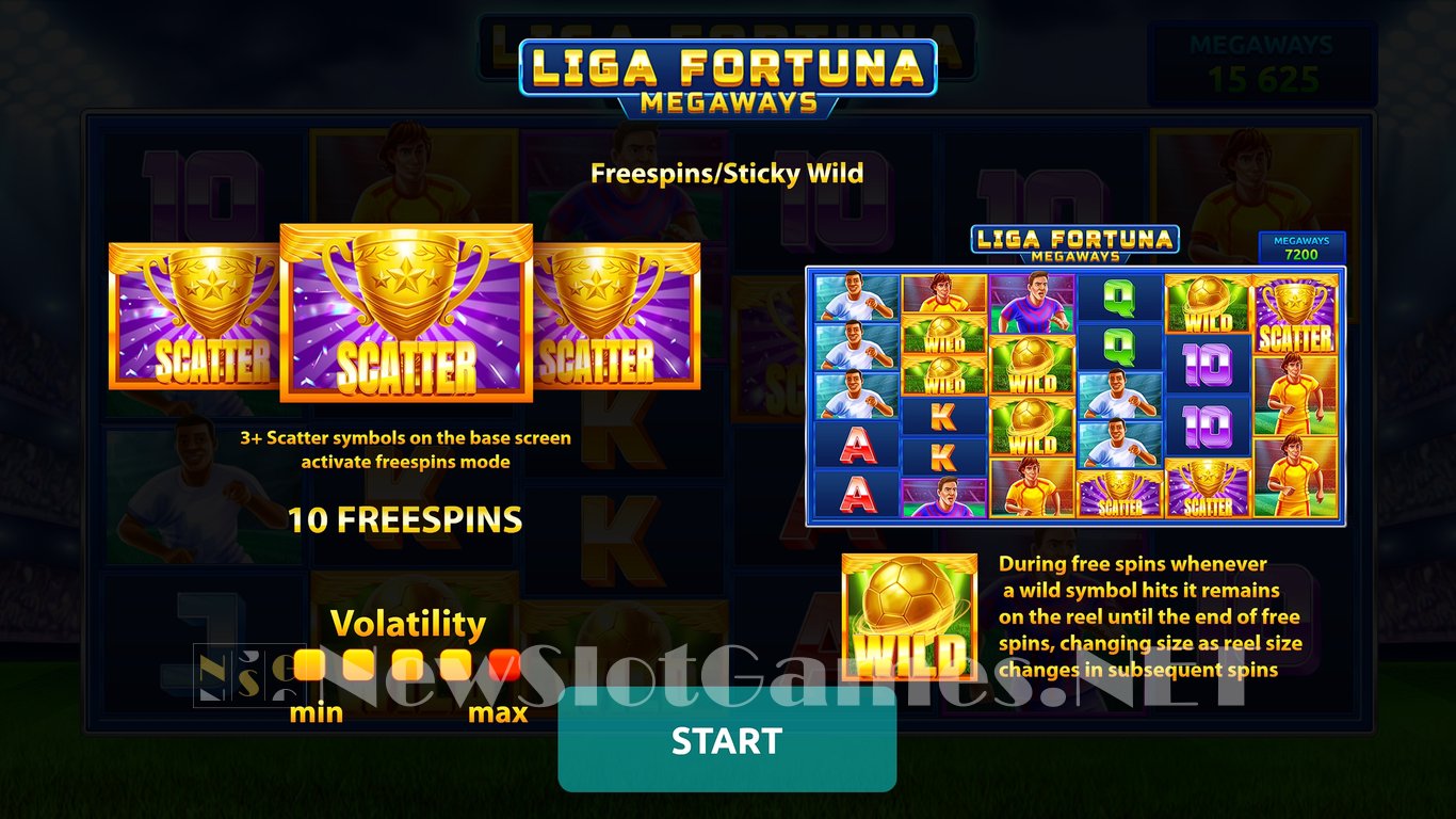 Liga Fortuna Megaways Slot Demo Image
