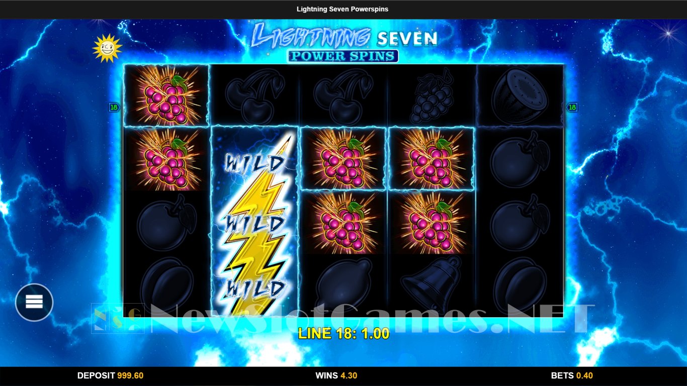 Lightning Seven Power Spins Slot Demo Image