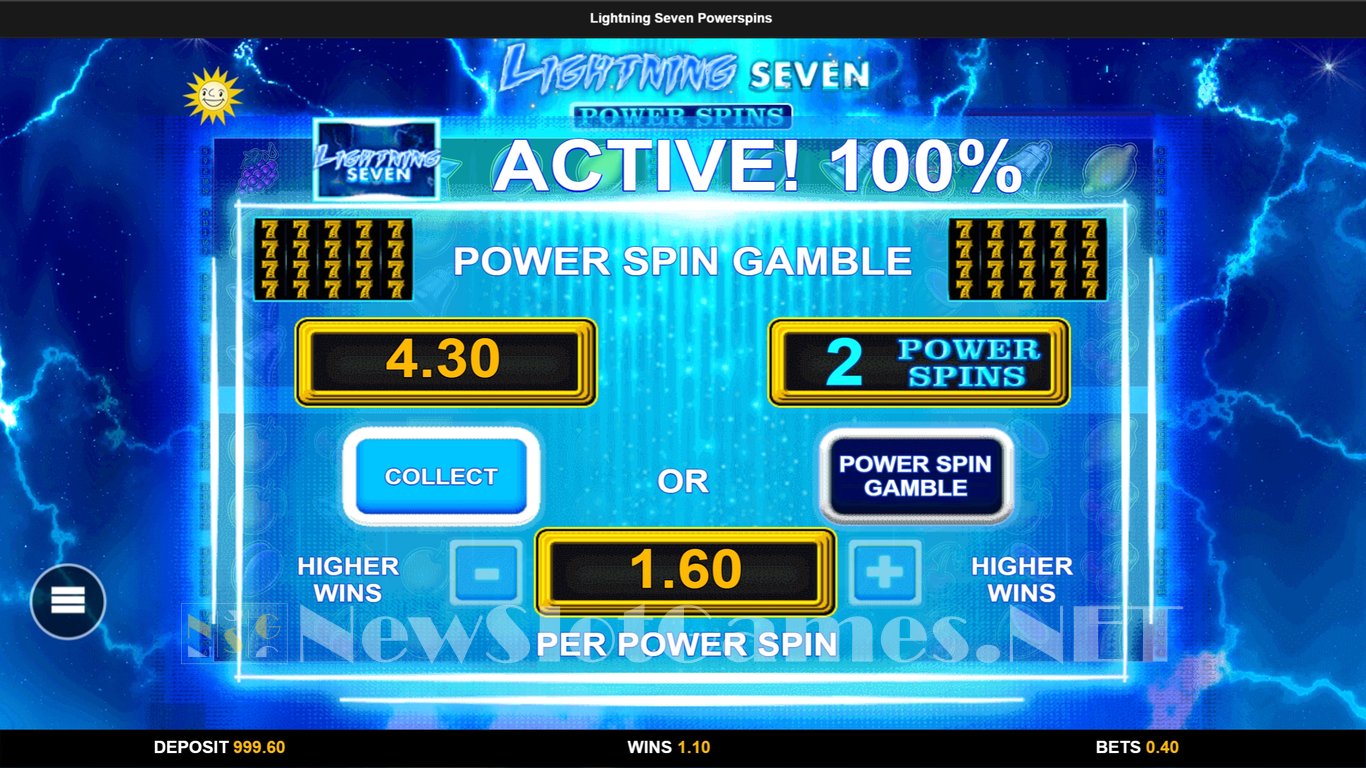 Lightning Seven Power Spins Slot Slot Image in Demo - pic. 2