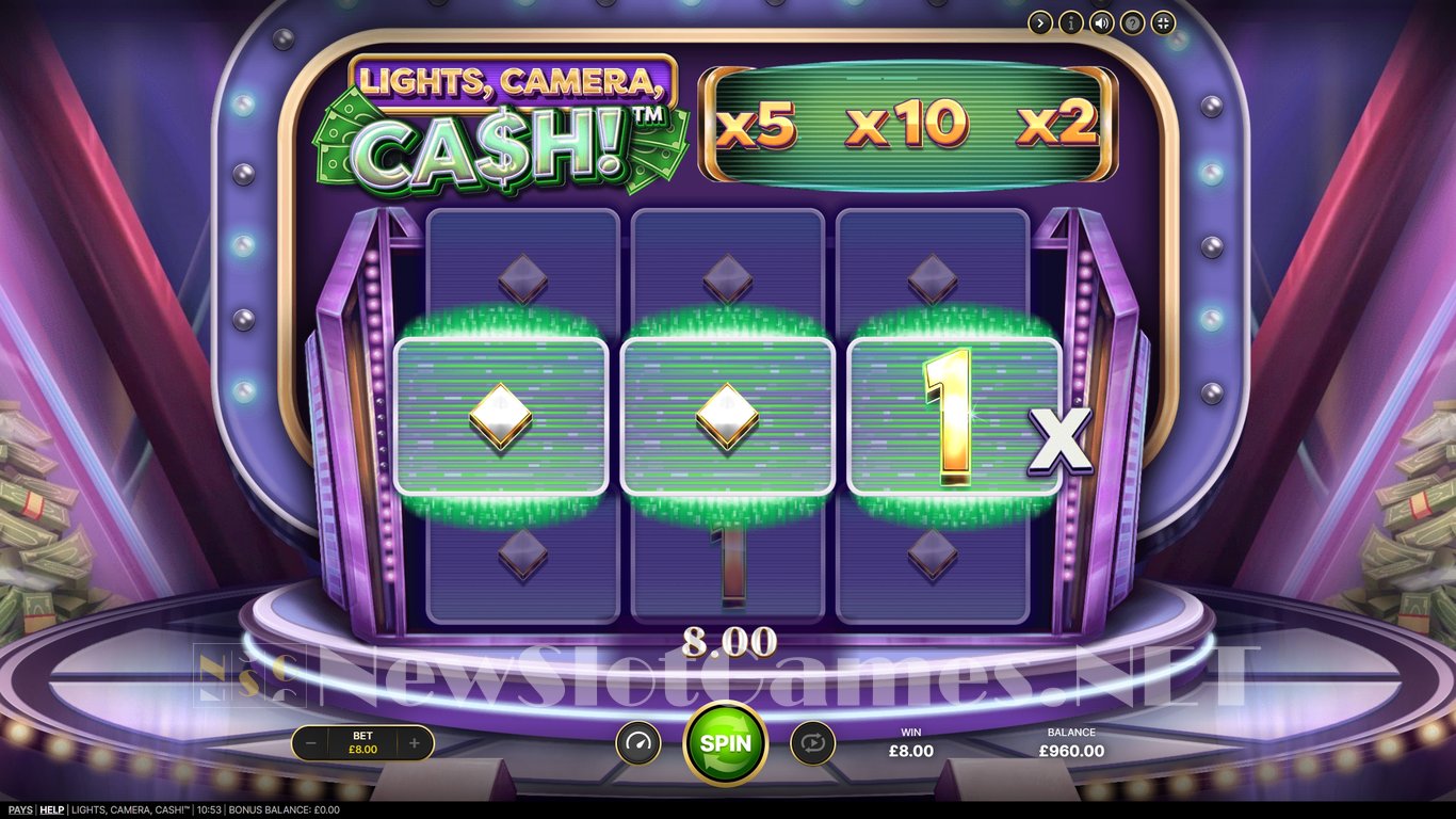 Lights, Camera, Cash! Slot Slot Image in Demo - pic. 4