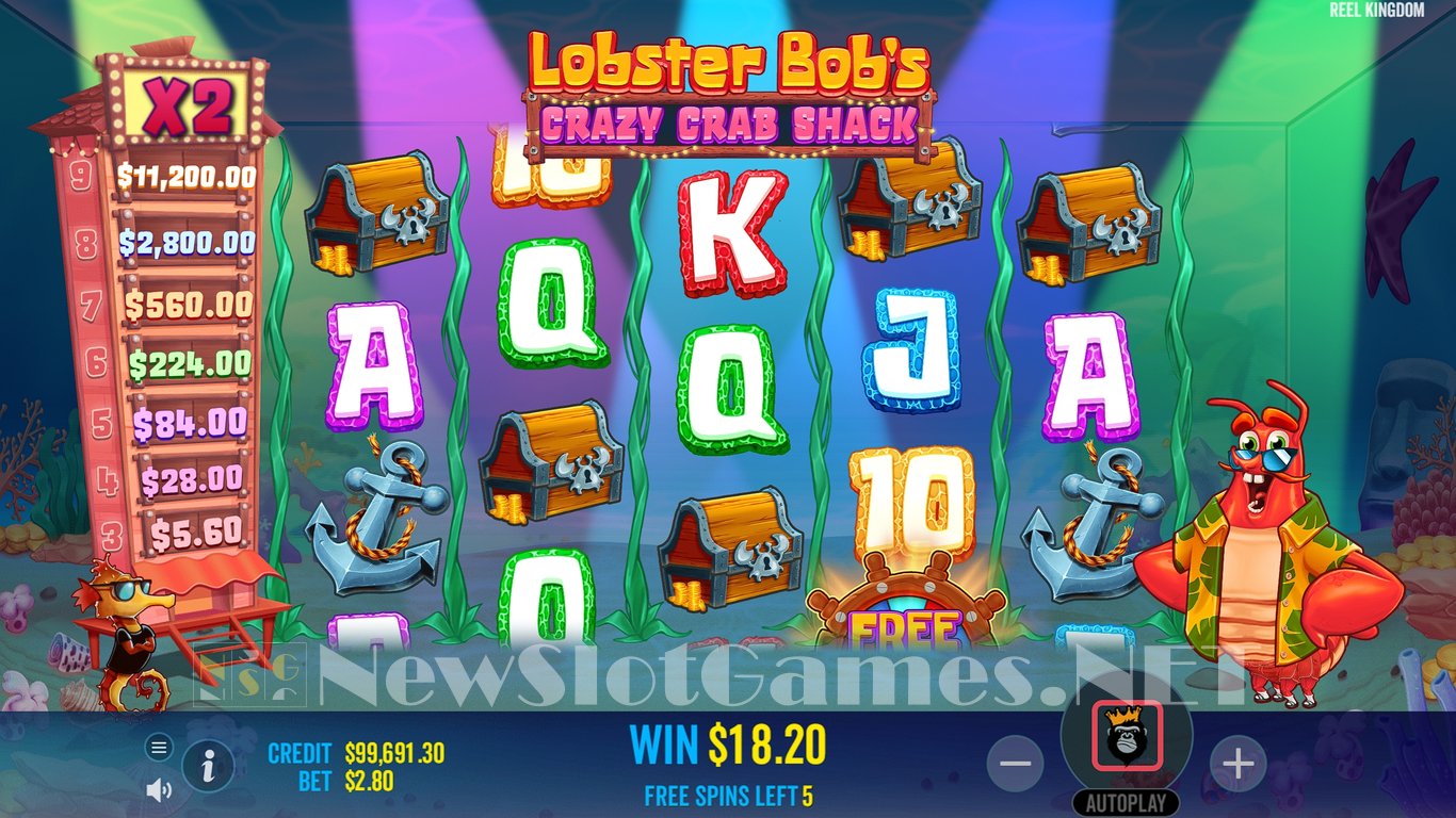 Lobster Bobs Crazy Crab Shack Slot Slot Image in Demo - pic. 11