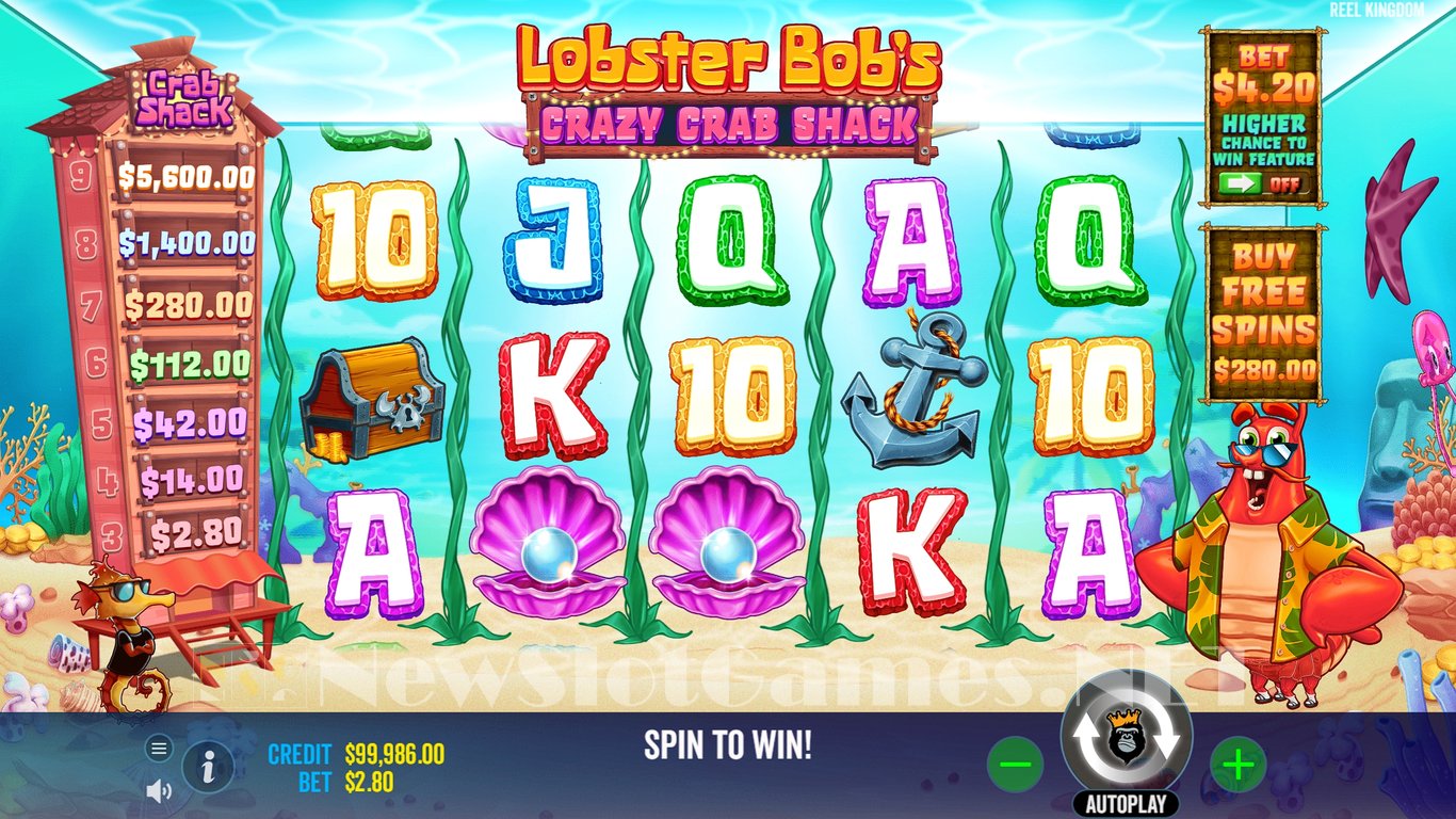 Lobster Bobs Crazy Crab Shack Slot Slot Image in Demo - pic. 4