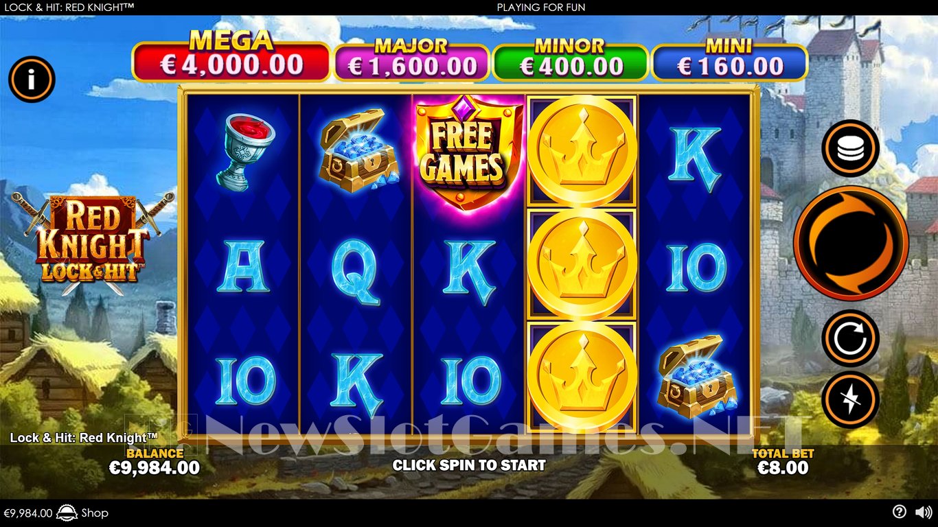 Lock & Hit Red Knight Slot Slot Image in Demo - pic. 3