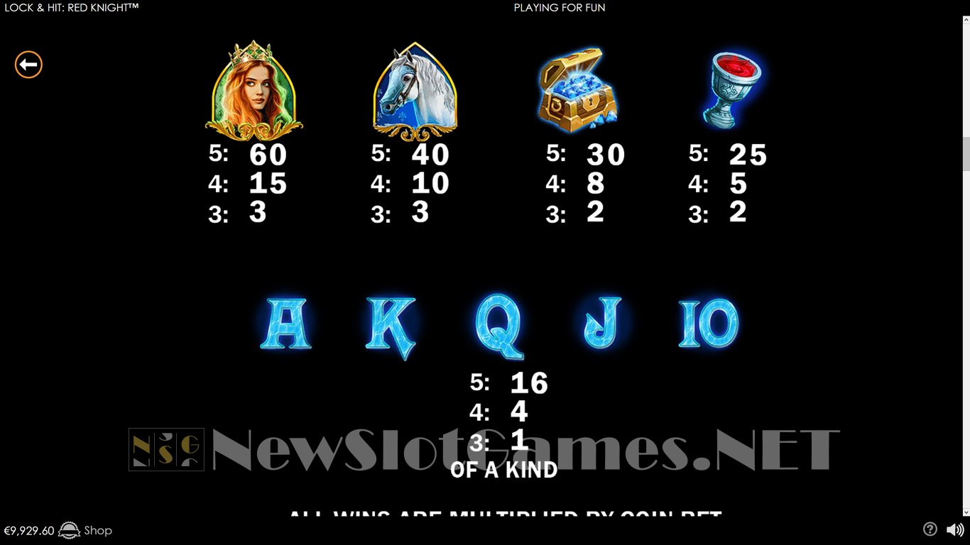 Lock & Hit Red Knight Slot Slot Image in Demo - pic. 7