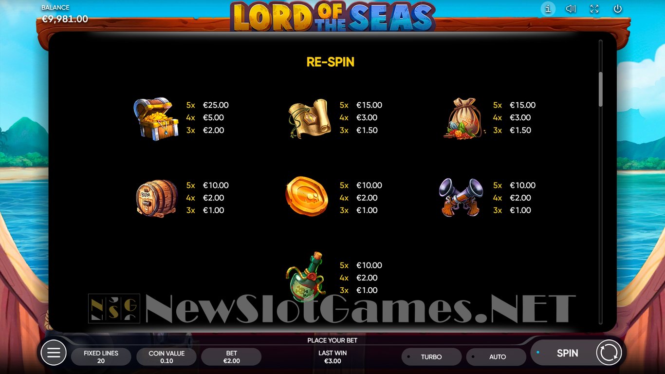 Lord of the Seas Slot Slot Image in Demo - pic. 10