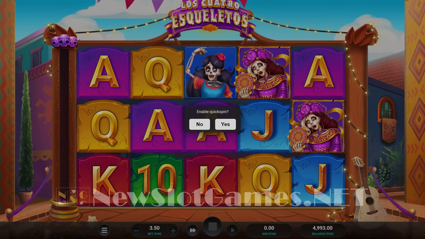 Los Cuatro Esqueletos Dream Drop Slot Slot Image in Demo - pic. 2