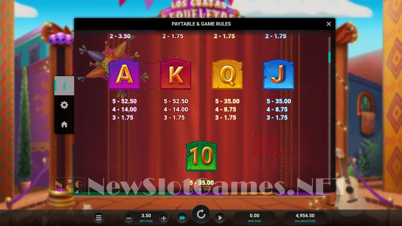 Los Cuatro Esqueletos Dream Drop Slot Slot Image in Demo - pic. 7