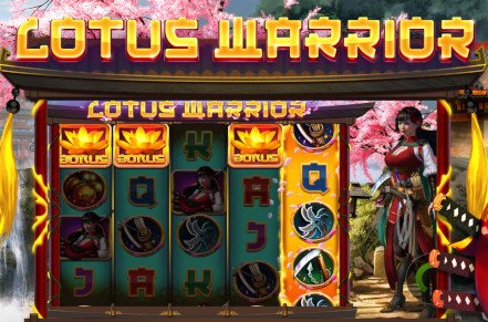 Lotus Warrior Slot Logo