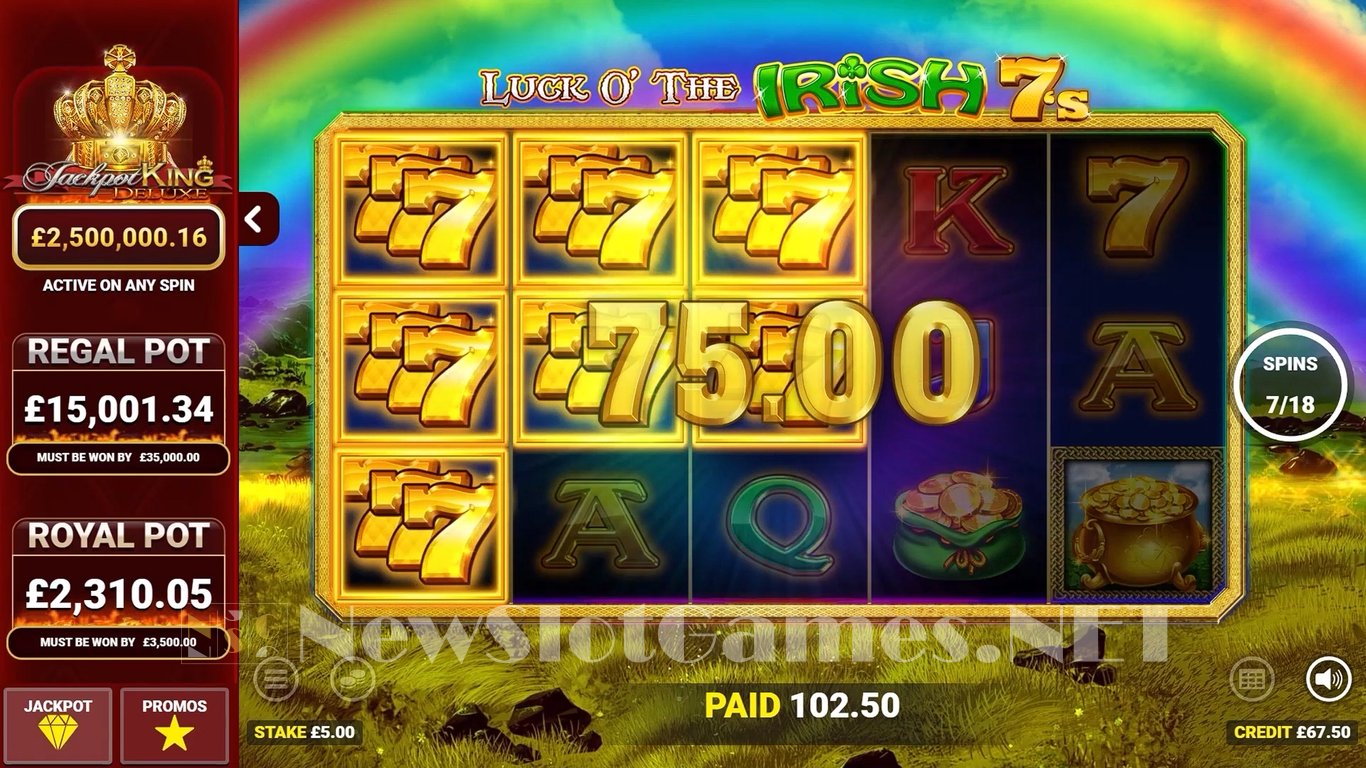 Luck O The Irish 7s Jackpot King Slot Slot Image in Demo - pic. 6