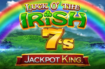 Luck O The Irish 7s Jackpot King Slot Logo