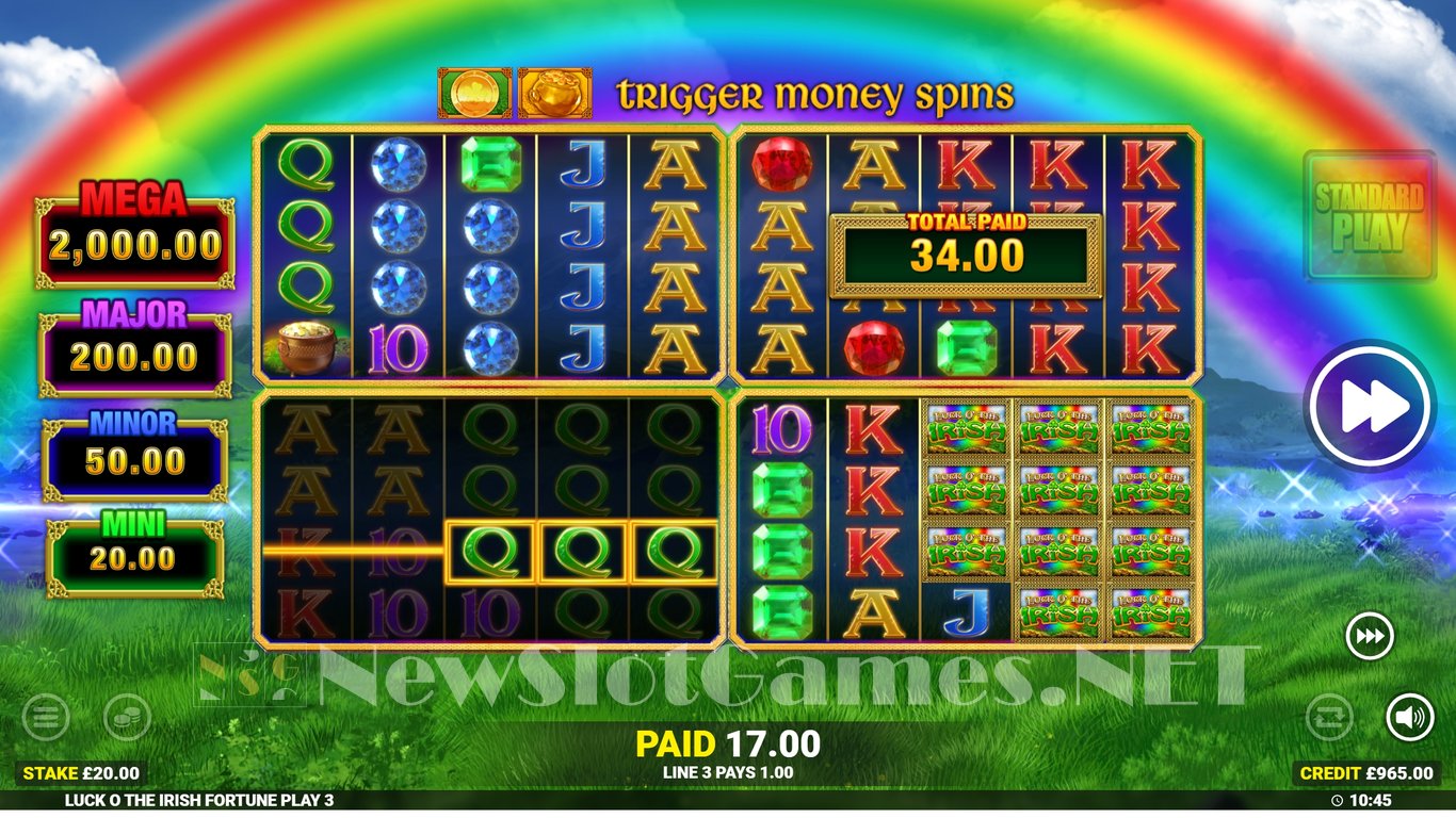 Luck O The Irish Fortune Play 3 Slot Slot Image in Demo - pic. 7