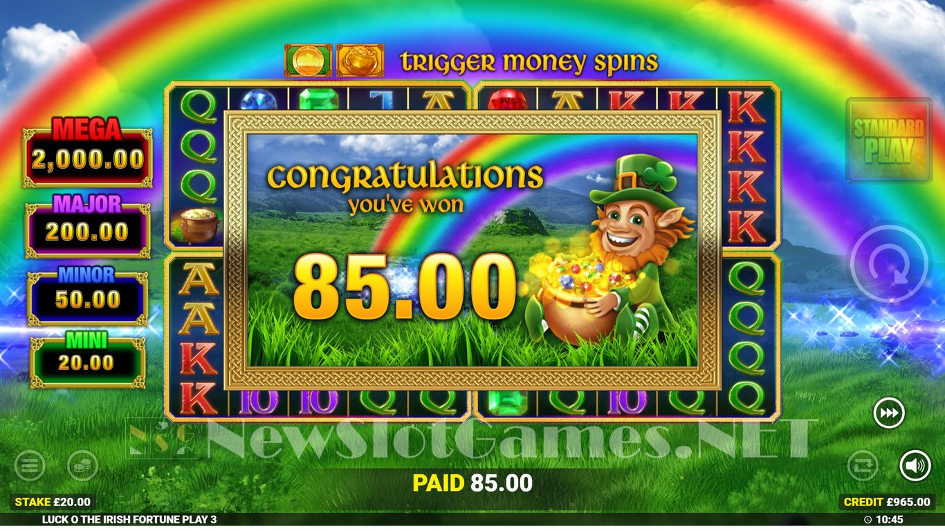 Luck O The Irish Fortune Play 3 Slot Slot Image in Demo - pic. 8