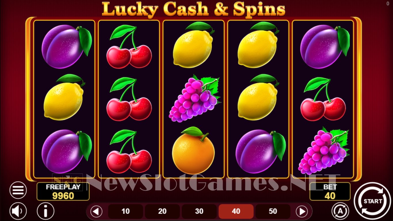 Lucky Cash And Spins Slot Demo Image