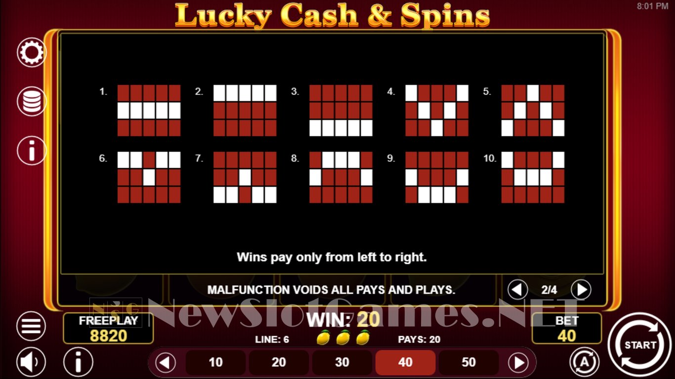 Lucky Cash And Spins Slot Slot Image in Demo - pic. 7