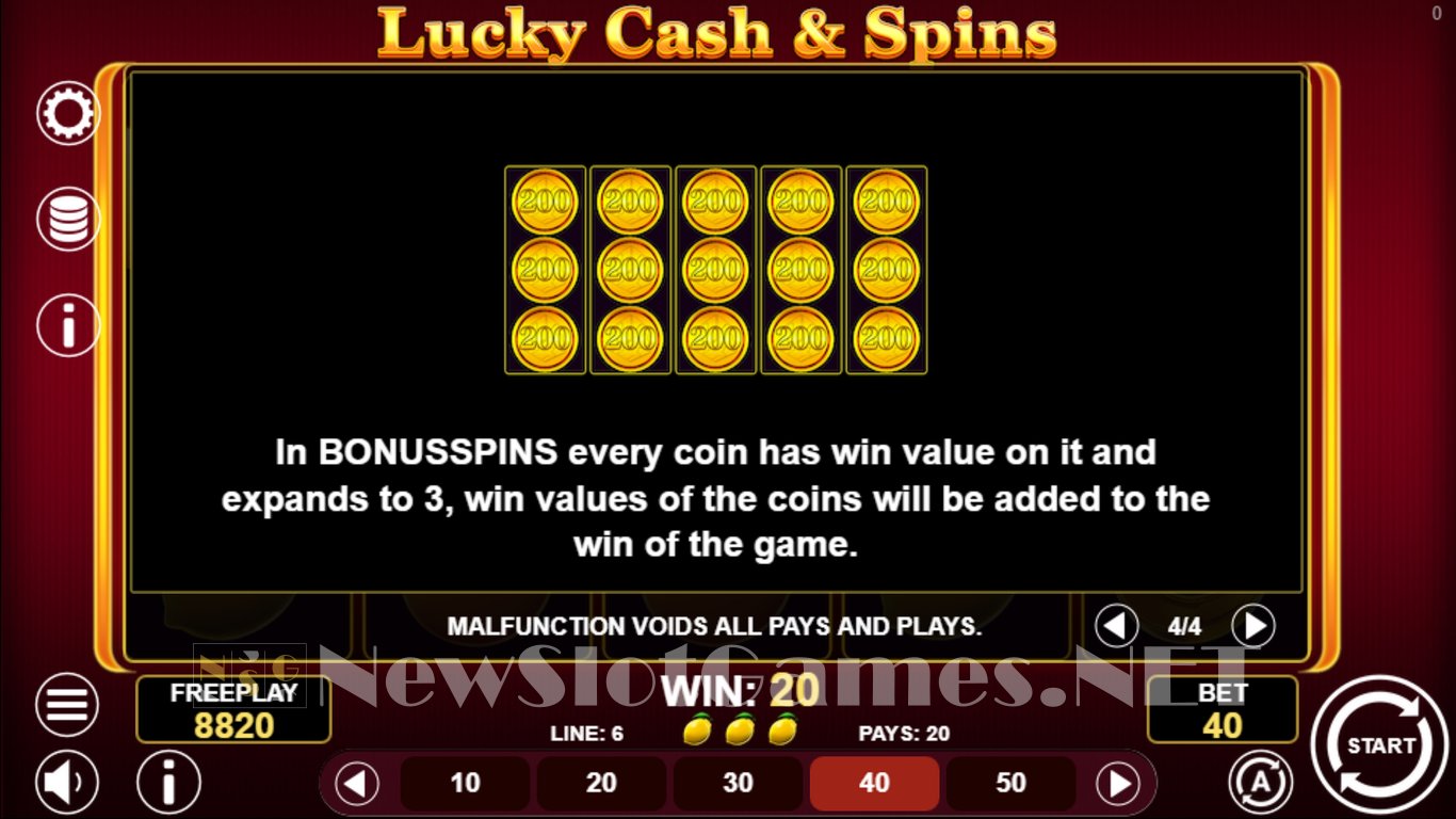 Lucky Cash And Spins Slot Slot Image in Demo - pic. 9