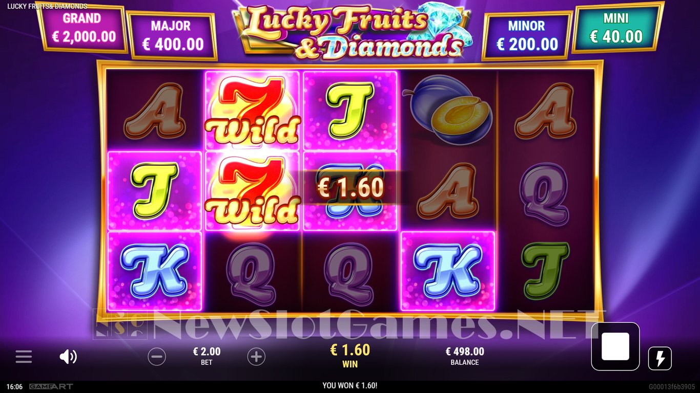 Lucky Fruits & Diamonds Slot Slot Image in Demo - pic. 2