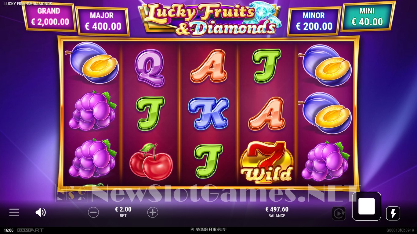 Lucky Fruits & Diamonds Slot Slot Image in Demo - pic. 3