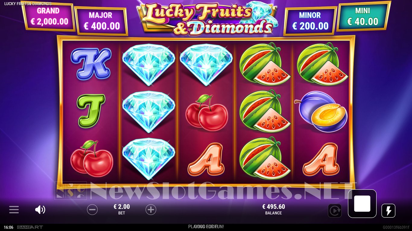 Lucky Fruits & Diamonds Slot Slot Image in Demo - pic. 4