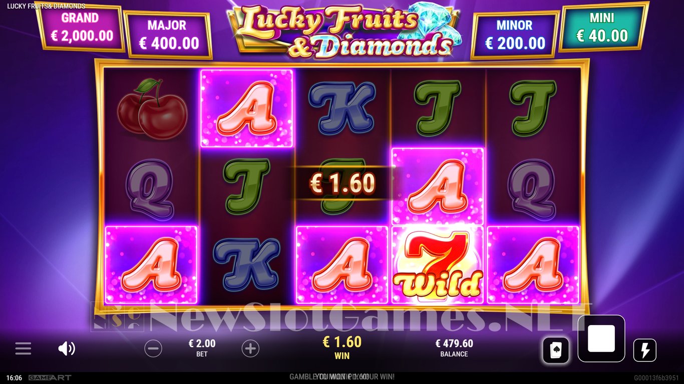 Lucky Fruits & Diamonds Slot Slot Image in Demo - pic. 6