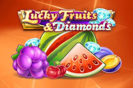 Lucky Fruits & Diamonds Slot Logo