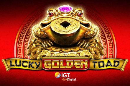 Lucky Golden Toad Slot Logo