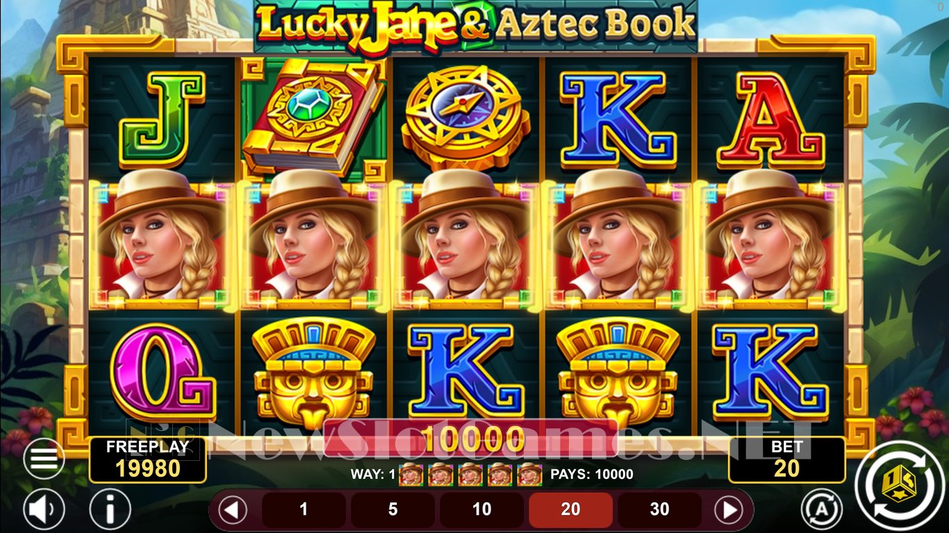 Lucky Jane and Aztec Book Slot Slot Image in Demo - pic. 2