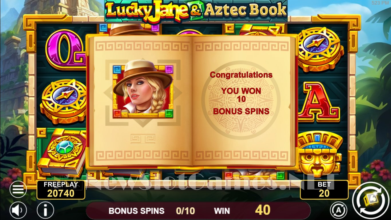 Lucky Jane and Aztec Book Slot Slot Image in Demo - pic. 4